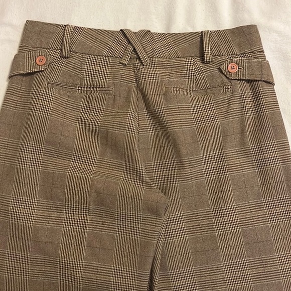 Vintage Lee One true fit lower rise 9/10 Sesame Glen plaid - Picture 5 of 7